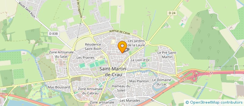 localisation de l'entreprise LA BELLE ETOILE à SAINT-MARTIN-DE-CRAU
