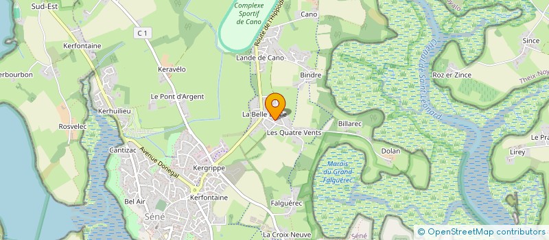 localisation de l'entreprise LA BELLE ETOILE  SENE