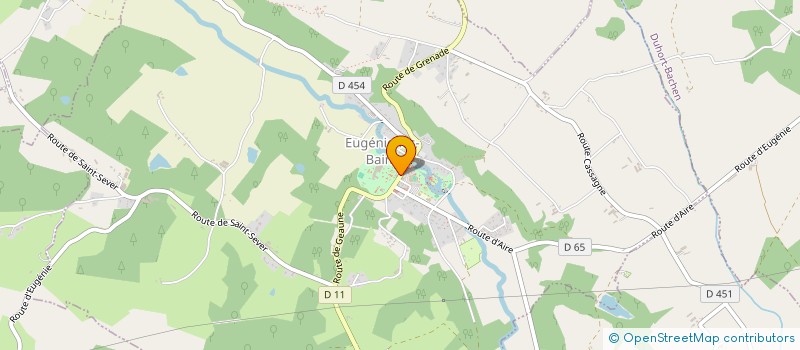 localisation de l'entreprise LA BELLE ETOILE à EUGENIE-LES-BAINS