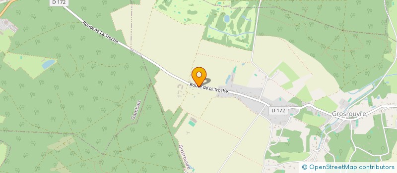 localisation de l'entreprise LA BELLE ETOILE  GROSROUVRE