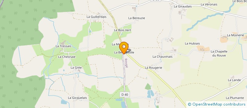 localisation de l'entreprise LA BELLE ETOILE à SOULVACHE