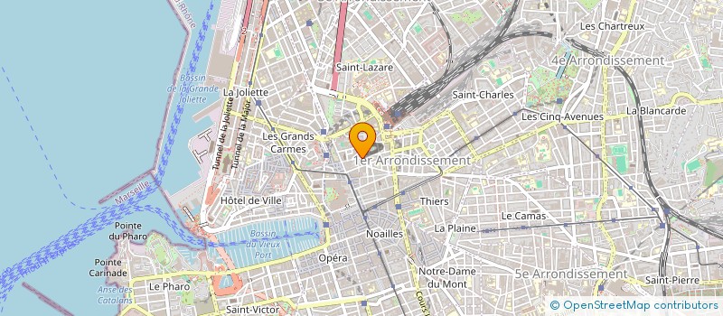 localisation de l'entreprise LA BELLE ETOILE à MARSEILLE