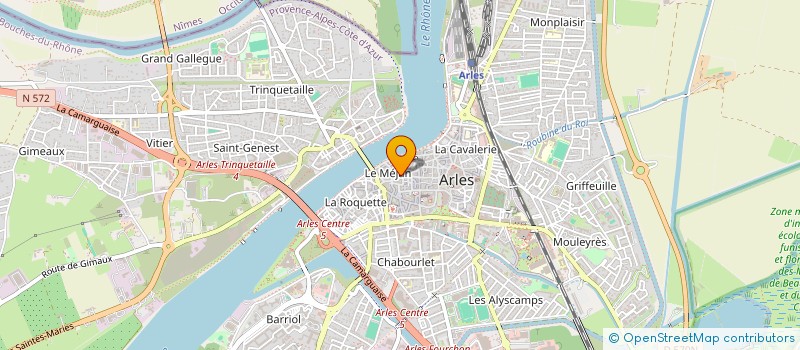 localisation de l'entreprise LA BELLE ETOILE ART CONTEMPORAIN ARLES  ARLES