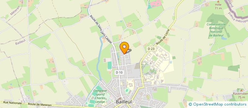 localisation de l'entreprise LA BELLE EVASION FLAMANDE à BAILLEUL