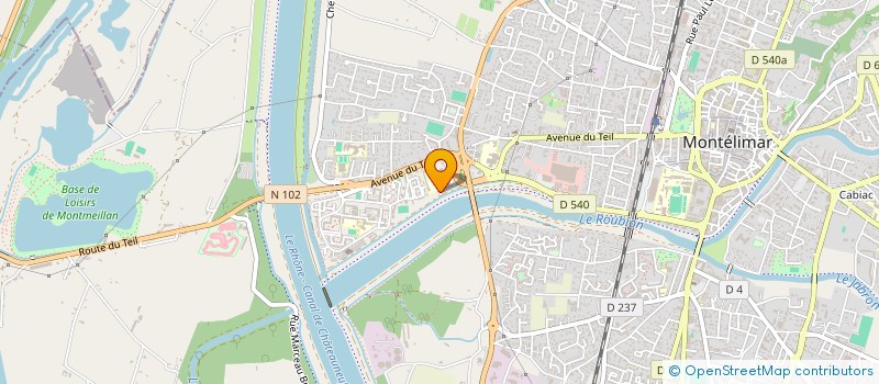 localisation de l'entreprise LA BELLE EXCENTRIQUE à MONTELIMAR