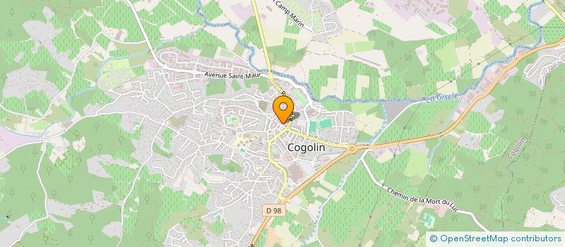 localisation de l'entreprise LA BELLE FERMIERE à COGOLIN