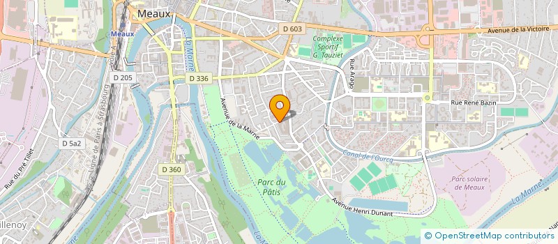 localisation de l'entreprise LA BELLE FEUILLE à MEAUX