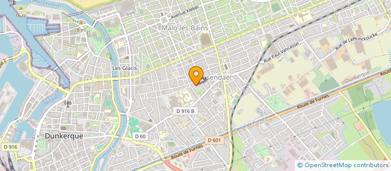 localisation de l'entreprise LA BELLE FLAMANDE à DUNKERQUE