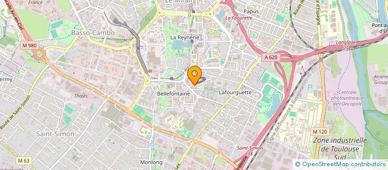 localisation de l'entreprise LA BELLE FOUGUE à TOULOUSE