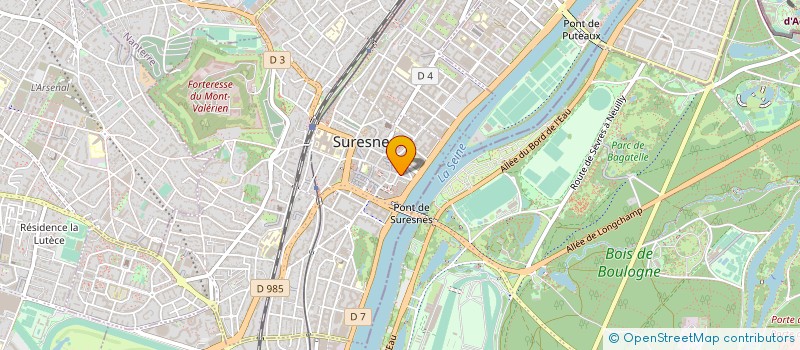 localisation de l'entreprise LA BELLE GABRIELLE à SURESNES