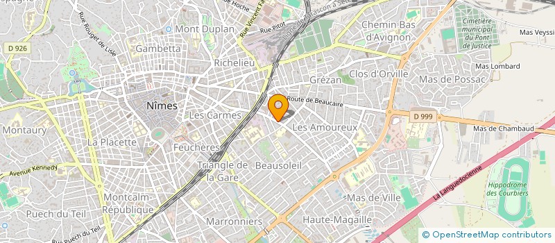 localisation de l'entreprise LA BELLE GARDOISE  NIMES