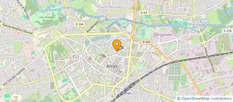 localisation de l'entreprise LA BELLE GARNOULLE à ARRAS