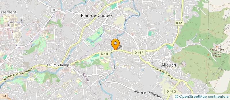 localisation de l'entreprise LA BELLE GRAPPE à ALLAUCH