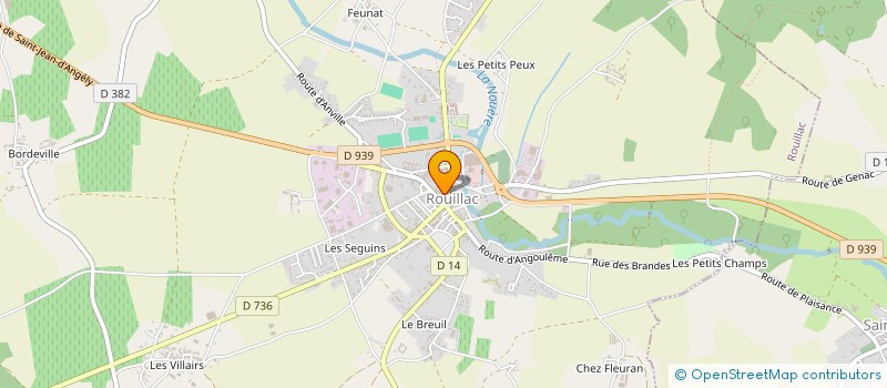 localisation de l'entreprise LA BELLE HELENE à ROUILLAC
