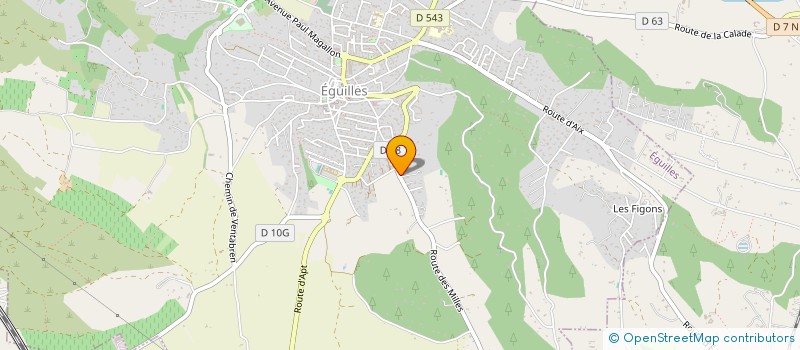 localisation de l'entreprise LA BELLE HEURE  EGUILLES