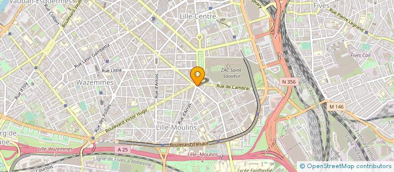 localisation de l'entreprise LA BELLE HISTOIRE à LILLE