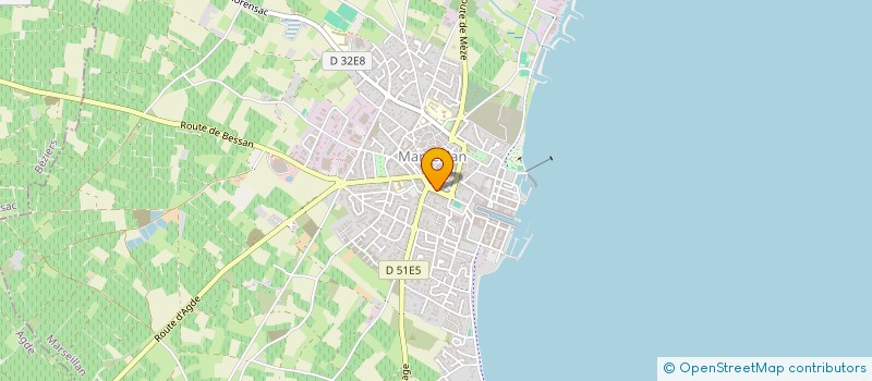 localisation de l'entreprise LA BELLE HISTOIRE  MARSEILLAN