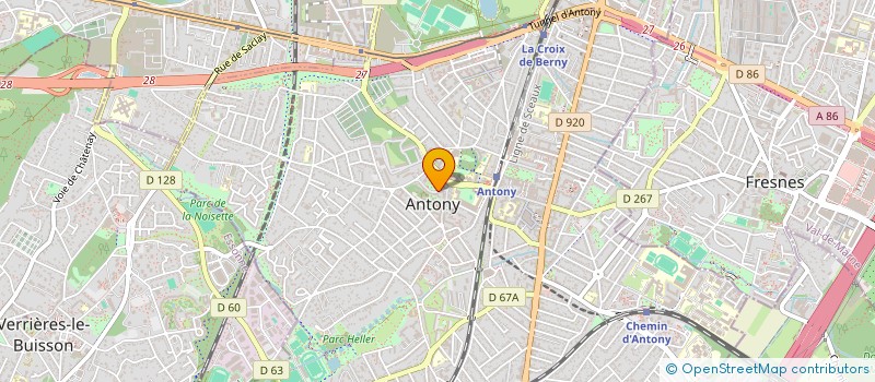 localisation de l'entreprise LA BELLE HISTOIRE à ANTONY