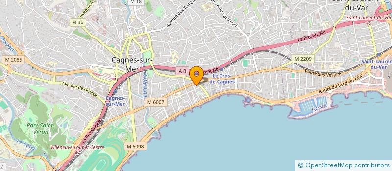 localisation de l'entreprise LA BELLE HISTOIRE BY COOKING SAVEUR à CAGNES-SUR-MER