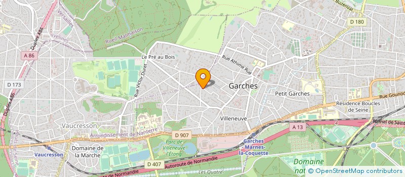 localisation de l'entreprise LA BELLE HISTOIRE IMMOBILIERE à GARCHES