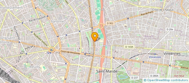 localisation de l'entreprise LA BELLE HORTENSIA  PARIS