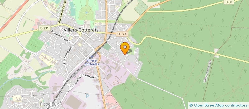 localisation de l'entreprise LA BELLE IDEE à VILLERS-COTTERETS