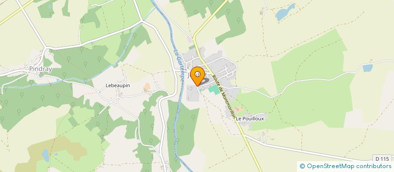 localisation de l'entreprise LA BELLE IDEE  JOUHET