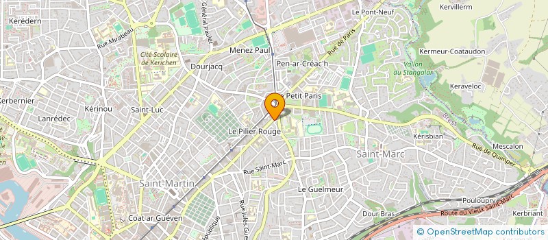 localisation de l'entreprise LA BELLE ILIENNE  PLOUARZEL