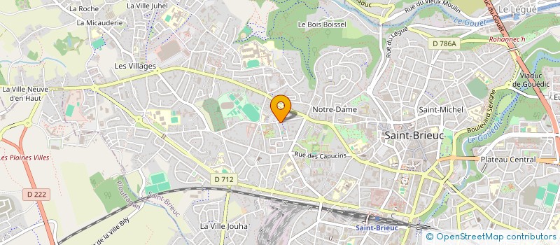 localisation de l'entreprise LA BELLE INUTILE à SAINT-BRIEUC