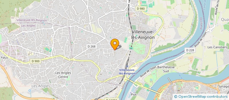 localisation de l'entreprise LA BELLE ISNARDE 30  VILLENEUVE-LES-AVIGNON