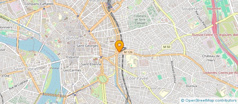 localisation de l'entreprise LA BELLE ITALIENNE à TOULOUSE