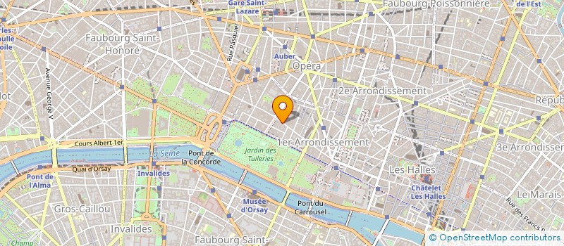 localisation de l'entreprise LA BELLE JARDINIERE à PARIS