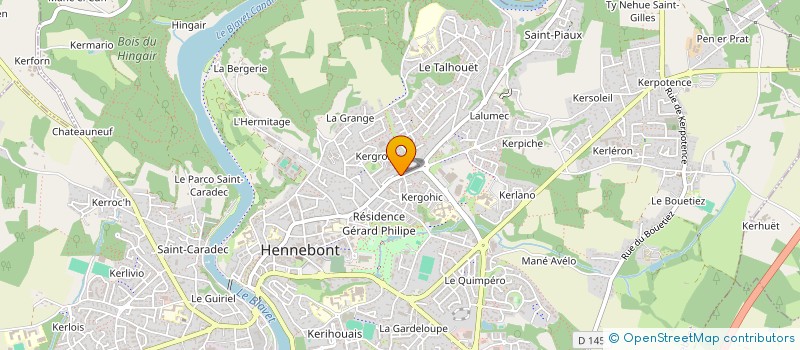 localisation de l'entreprise LA BELLE JOIE à HENNEBONT