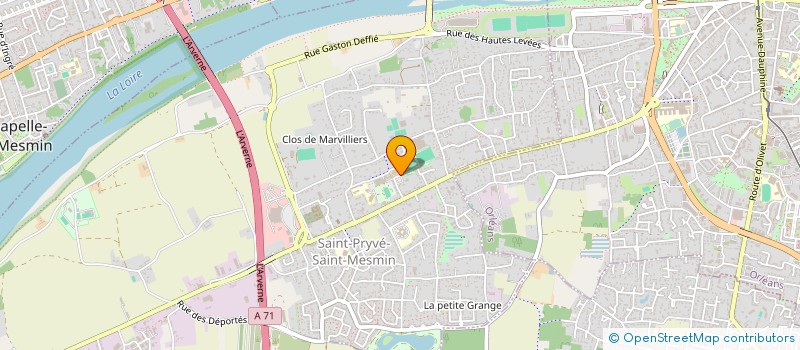 localisation de l'entreprise LA BELLE & LA BETE à SAINT-PRYVE-SAINT-MESMIN