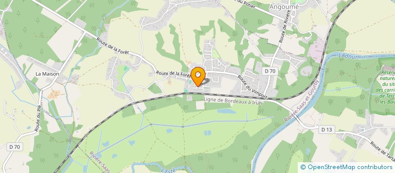 localisation de l'entreprise LA BELLE LOUVINE  RIVIERE-SAAS-ET-GOURBY