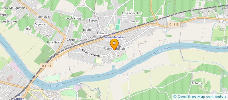 localisation de l'entreprise LA BELLE LURETTE à SAINT-MACAIRE
