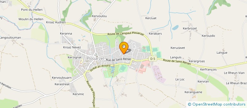 localisation de l'entreprise LA BELLE MAISON  PLOUARZEL