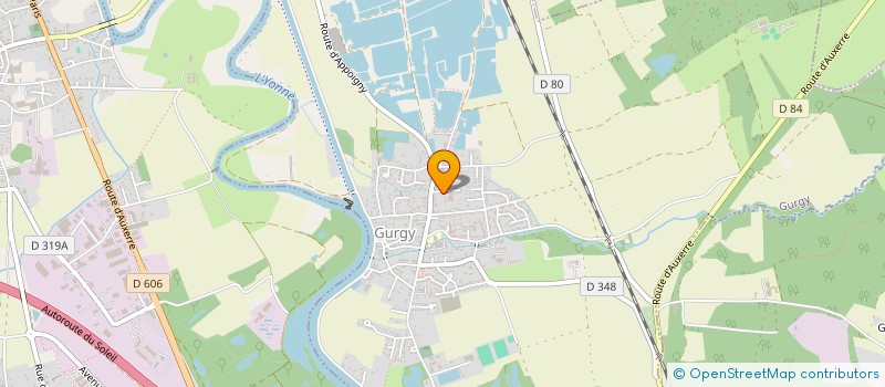 localisation de l'entreprise LA BELLE MARIE  GURGY