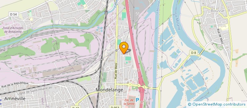 localisation de l'entreprise LA BELLE MARINIERE  TREMERY