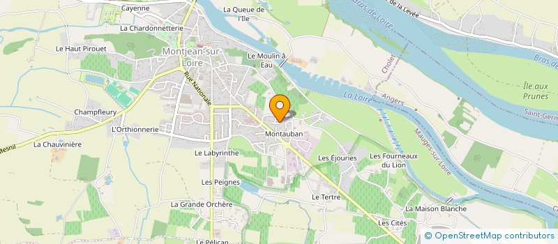 localisation de l'entreprise LA BELLE MARQUISE  MAUGES-SUR-LOIRE