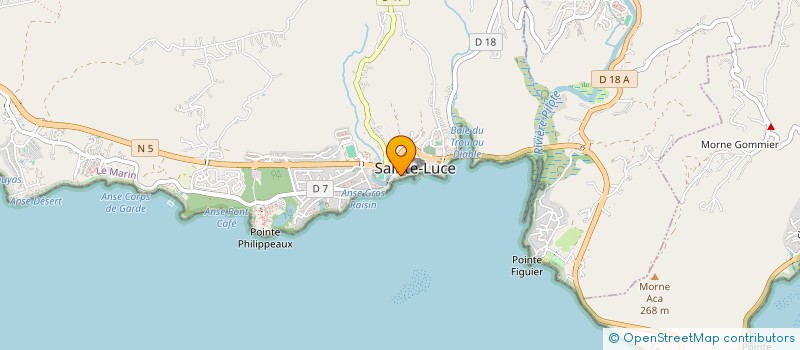 localisation de l'entreprise LA BELLE MEUNIERE  SAINTE-LUCE