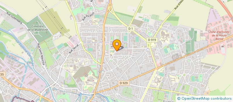 localisation de l'entreprise LA BELLE MIE à AMIENS