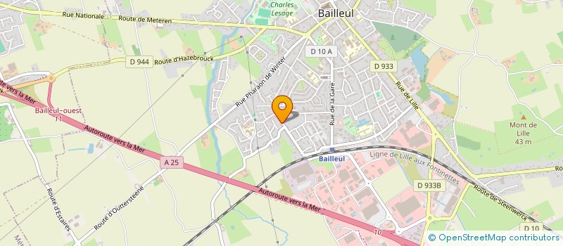 localisation de l'entreprise LA BELLE NATURE à BAILLEUL