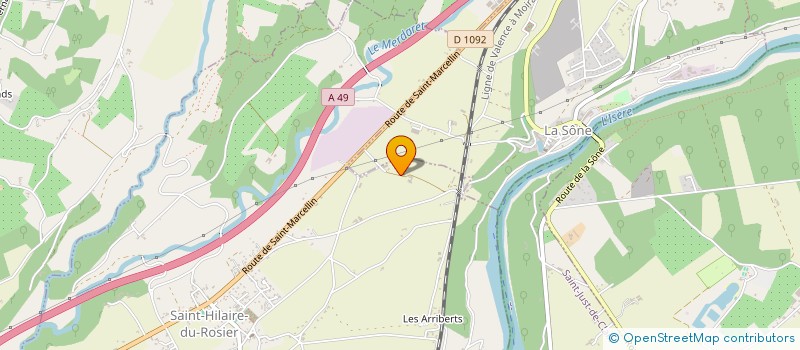 localisation de l'entreprise LA BELLE NOIX à SAINT-HILAIRE-DU-ROSIER