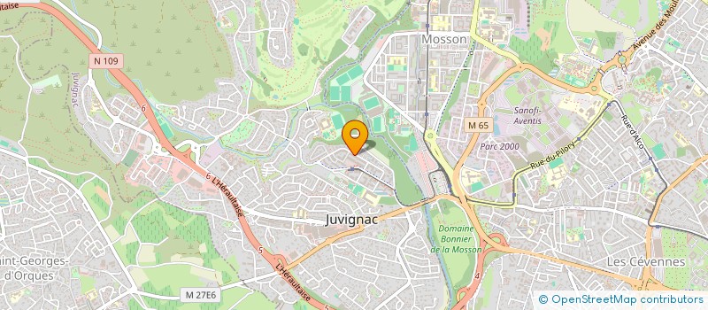 localisation de l'entreprise LA BELLE OCCASION AUTO  JUVIGNAC