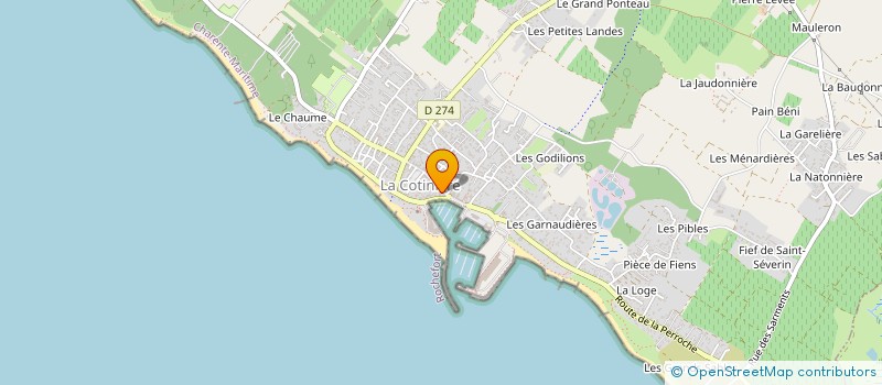 localisation de l'entreprise LA BELLE OLERONAISE à SAINT-PIERRE-D'OLERON