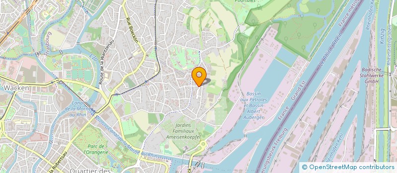localisation de l'entreprise LA BELLE OUVRAGE à STRASBOURG