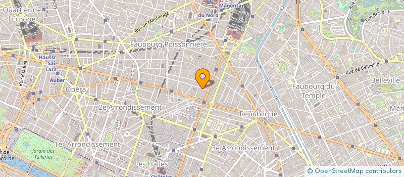 localisation de l'entreprise LA BELLE OUVRAGE  PARIS