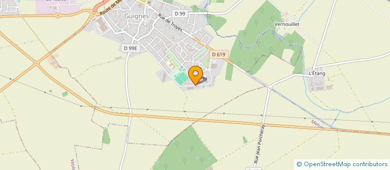 localisation de l'entreprise LA BELLE PATURE  YEBLES