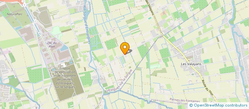 localisation de l'entreprise LA BELLE PERNOISE  ENTRAIGUES-SUR-LA-SORGUE